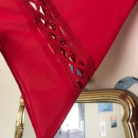 Long Sleeve Red Dress - Picture 3 of 8